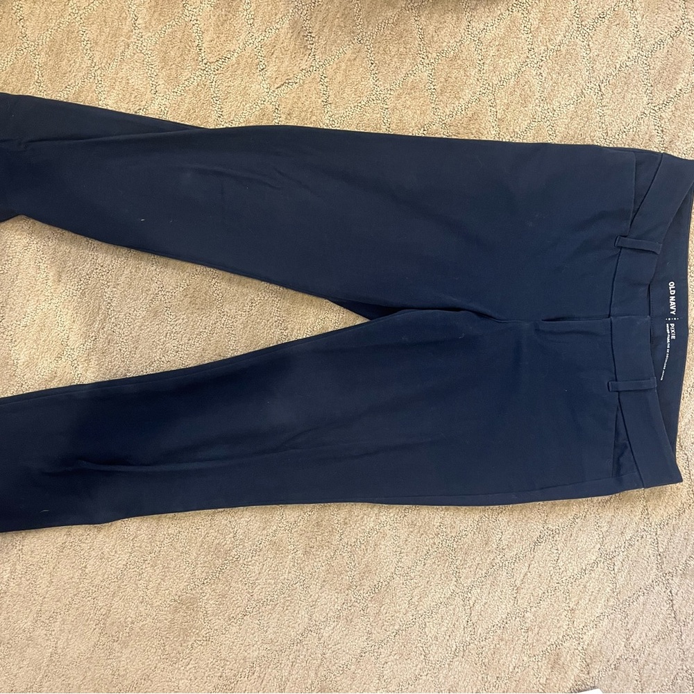 Navy Slim Fit Pants